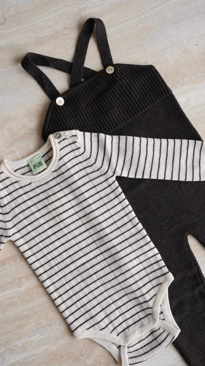 FUB | Baby Overalls | Chocolate - Eli & Friends