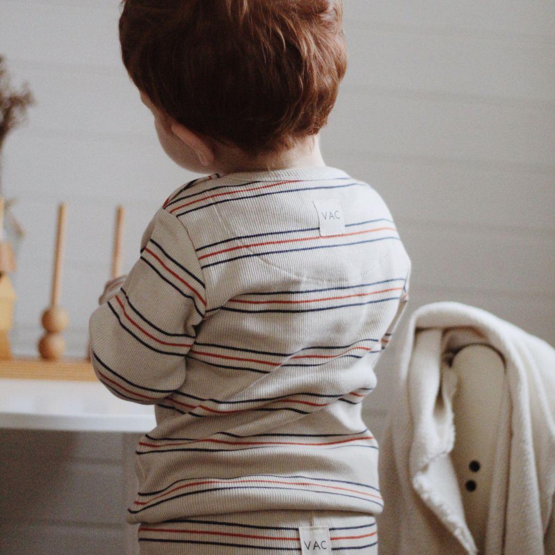 VACVAC Studio | Bluse Carly LS | Seed Pearl Stripes - Eli & Friends