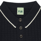 FUB | Long Sleeve Polo | Dark Navy - Eli & Friends