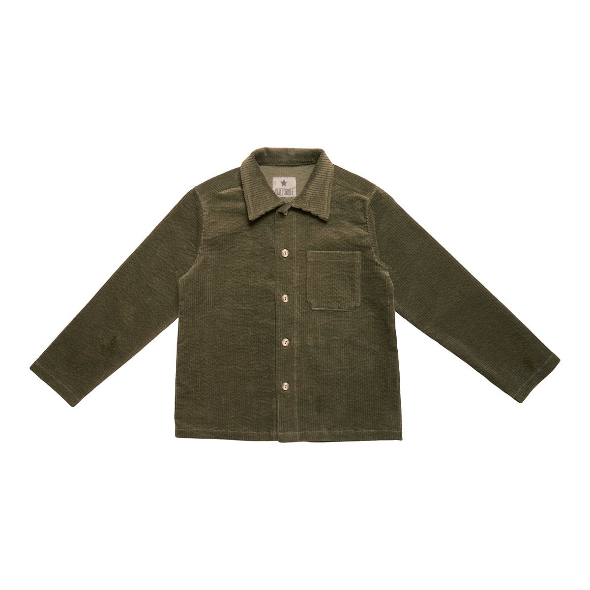 Huttelihut | Overshirt Corduroy | Green Olive - Eli & Friends