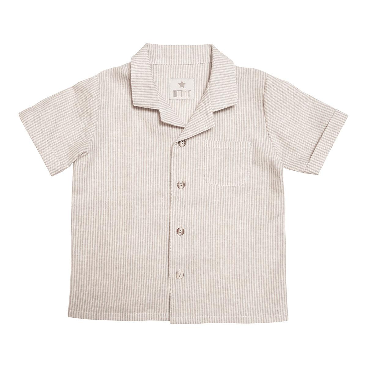 Huttelihut | Skjorte LS Striped SUMMER | Off White - Eli & Friends