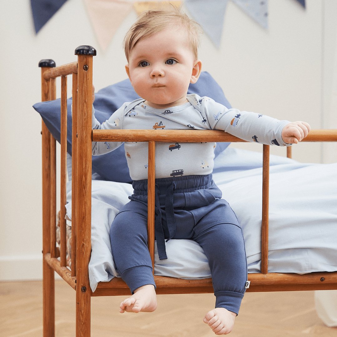 Müsli | Cozy Me Big Pocket Pants Baby | Indigo - Eli & Friends