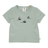 Müsli | Waffle s/s T-shirt Baby | Spa green - Eli & Friends