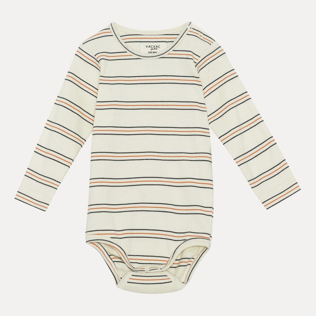 VACVAC Studio | Bodystocking Billie LS | Seed Pearl Stripes - Eli & Friends