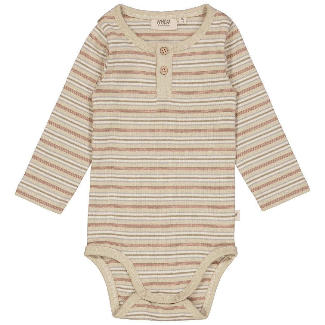 Wheat | Body Placket Edgeband | Dusty Stripe - Eli & Friends