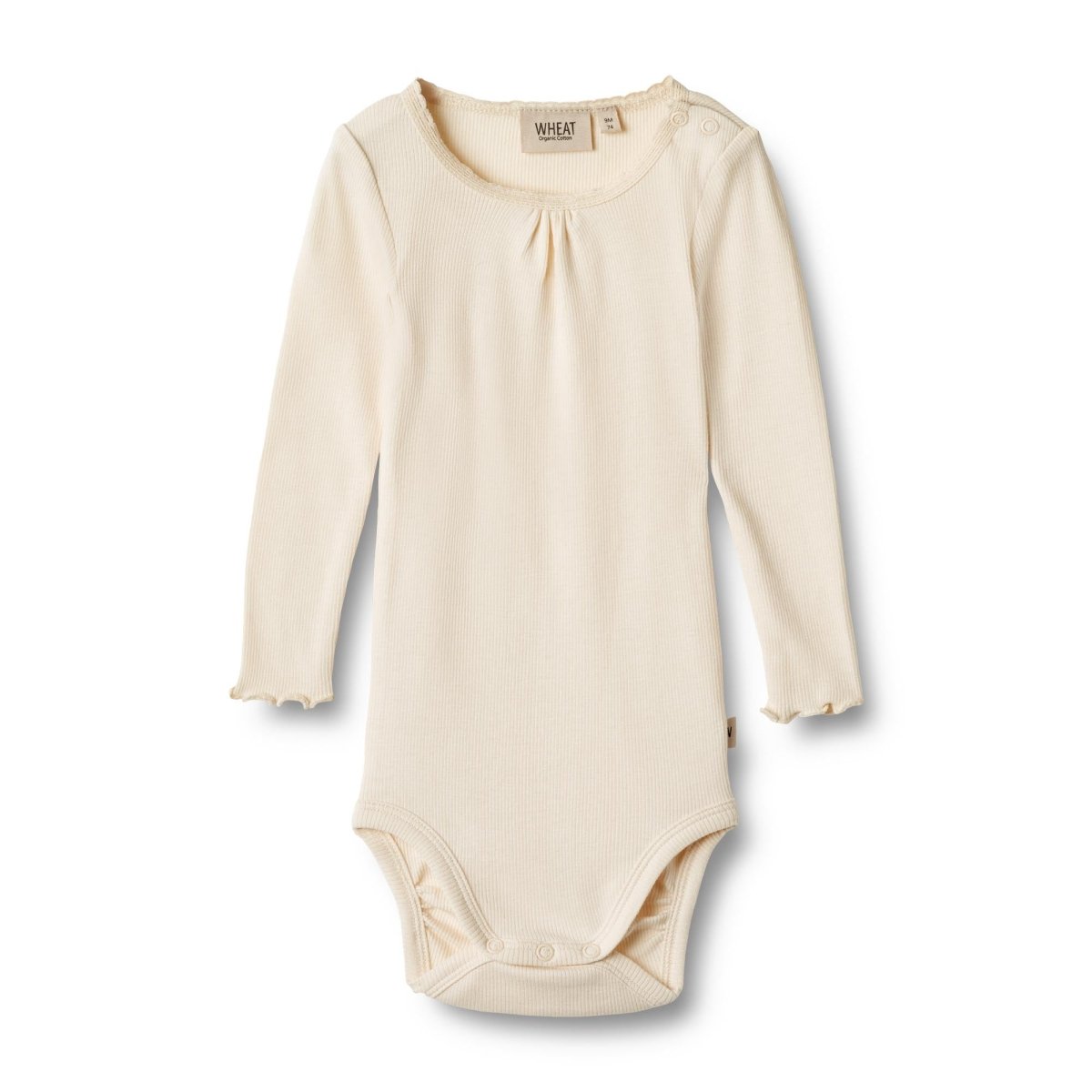 Wheat | Rib Body L/S Lotta | Cream - Eli & Friends