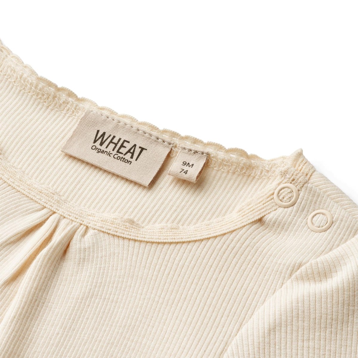 Wheat | Rib Body L/S Lotta | Cream - Eli & Friends