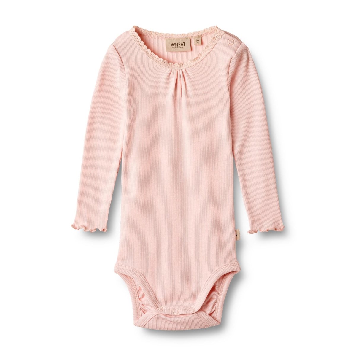 Wheat | Rib Body L/S Lotta | Rose Ballet - Eli & Friends