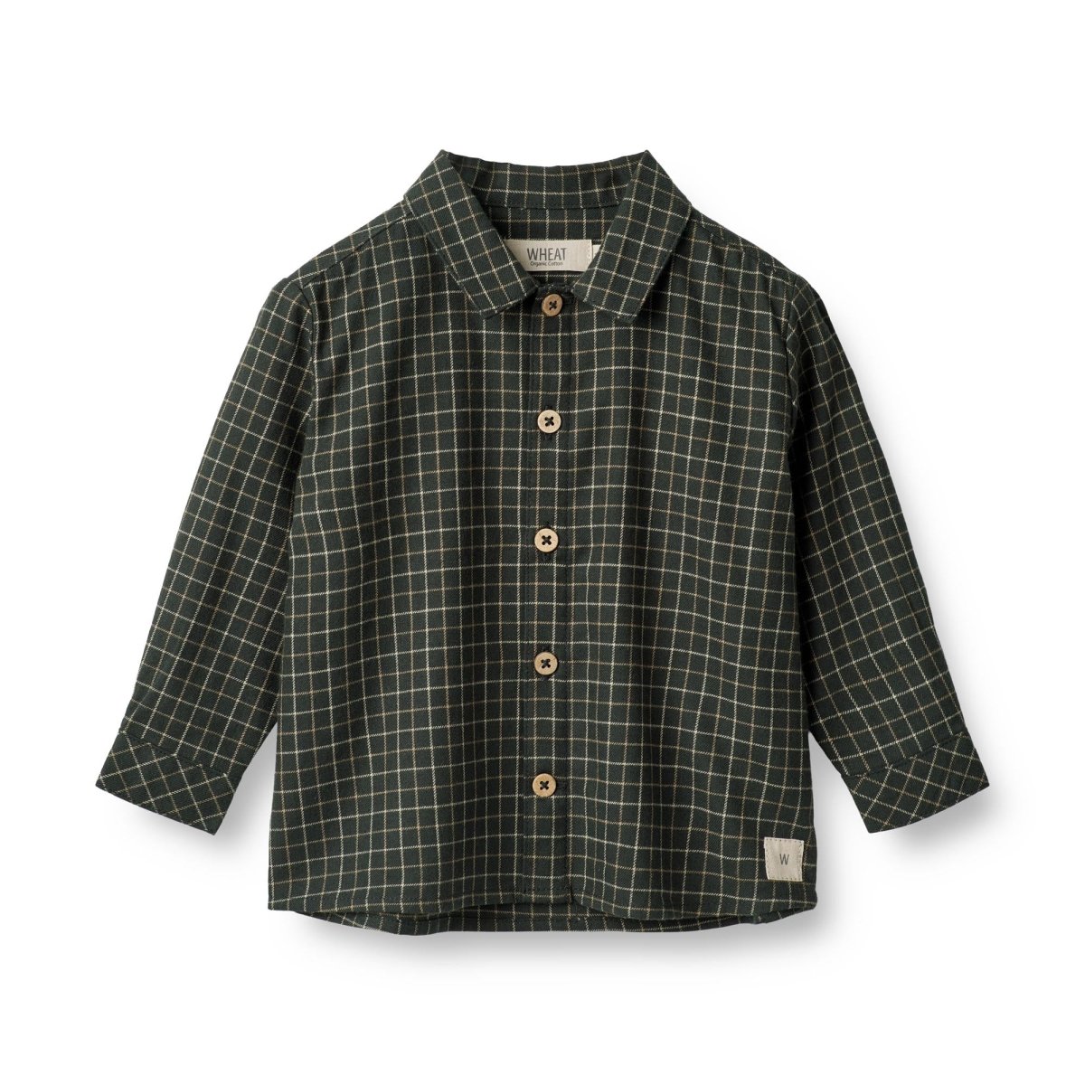 Wheat | Shirt Oscar | Black Coal Check - Eli & Friends