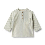 Wheat | Skjorte Bjørk | Aquablue Stripe - Eli & Friends